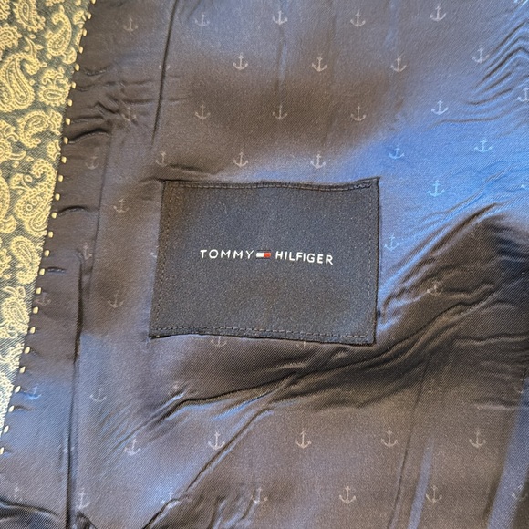 Vintage Tommy Hilfiger Paisley Sport Coat Size 48R - Picture 7 of 9